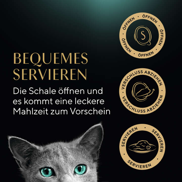 Sheba Katzen-Nassfutter Schale Filets Huhn mit nachhaltigem Thunfisch